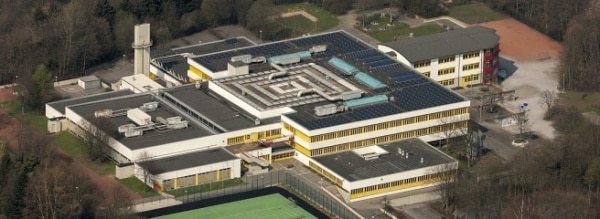  Die Gesamtschule Fröndenberg als Luftaufnahme.Foto: Hans Blossey 